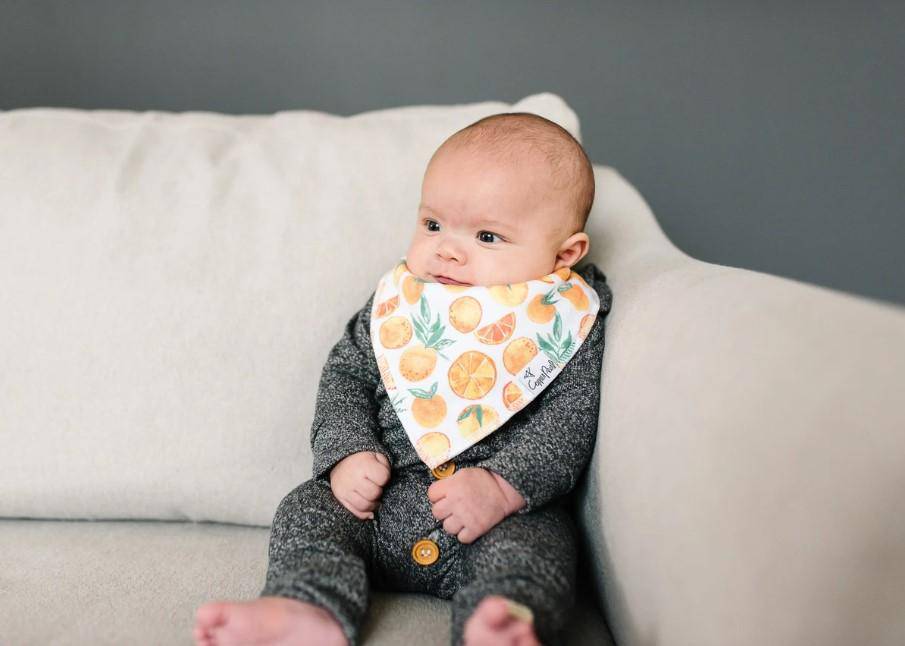 Citrus Baby Bandana Bibs