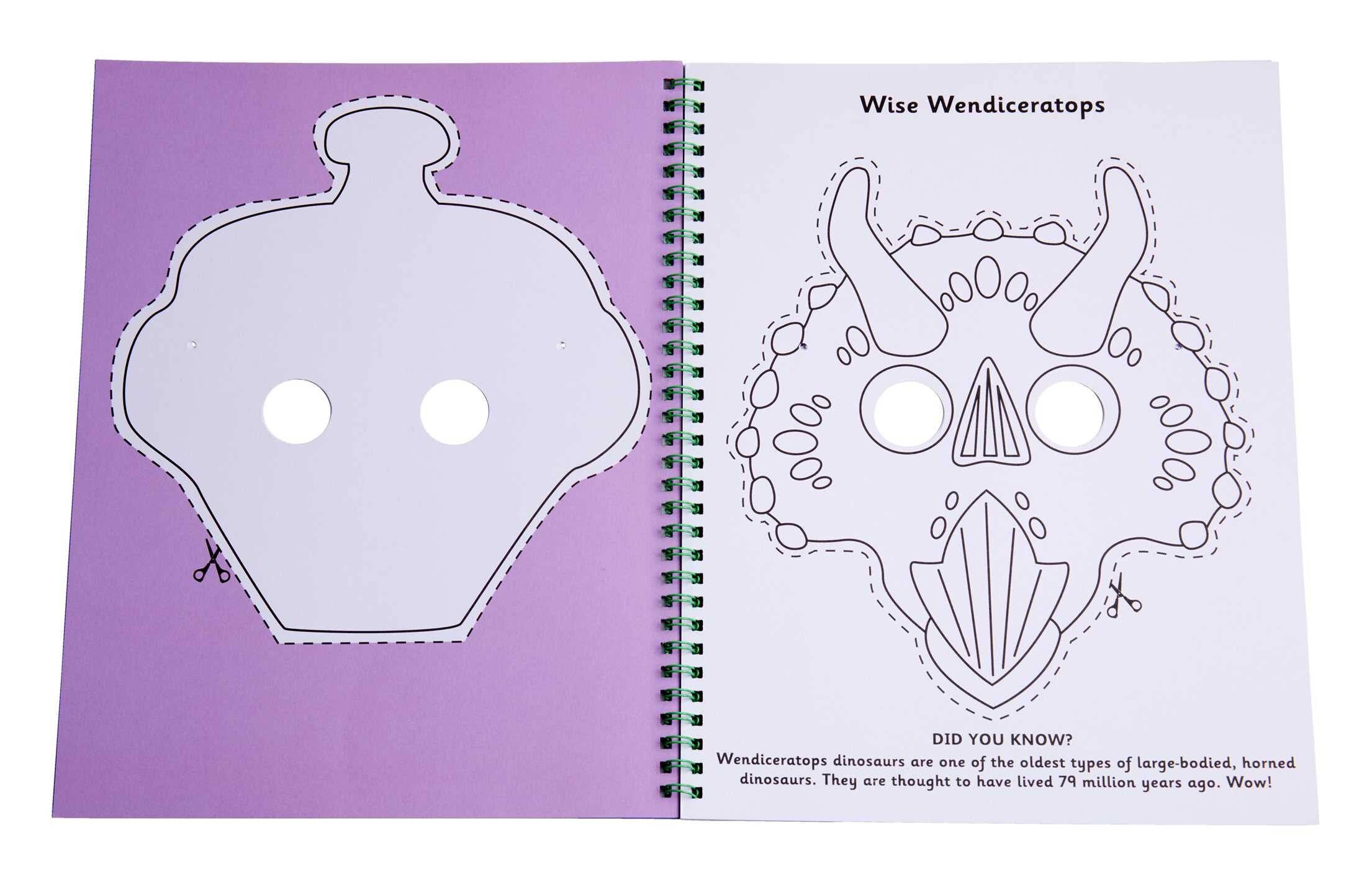 Color & Cut Masks: Dinosaurs - Twinkle Twinkle Little One