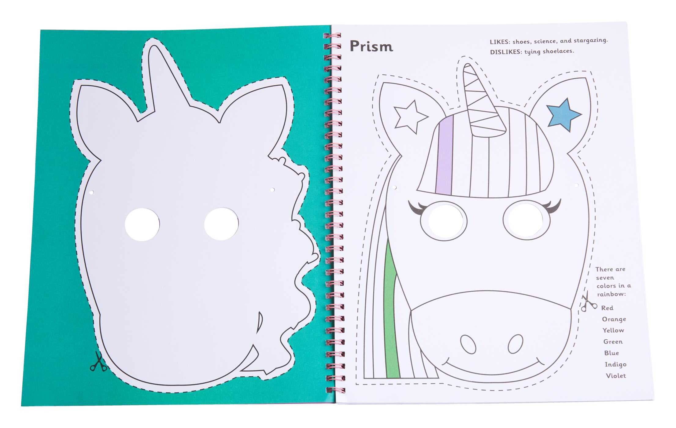 Color & Cut Masks: Unicorns - Twinkle Twinkle Little One