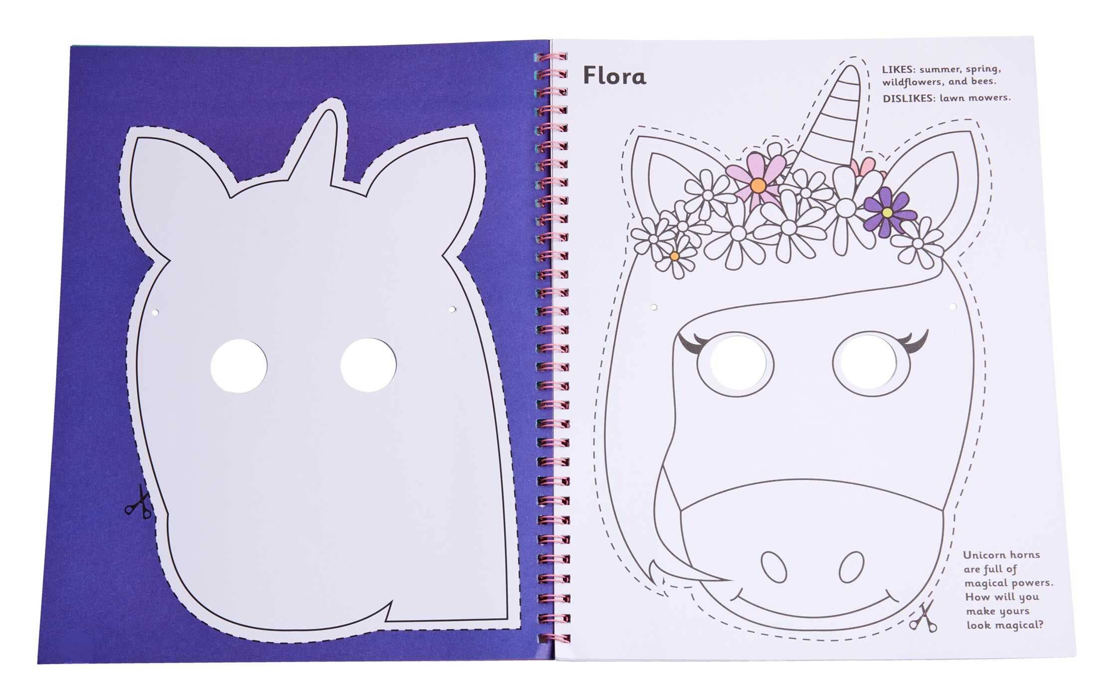 Color & Cut Masks: Unicorns - Twinkle Twinkle Little One