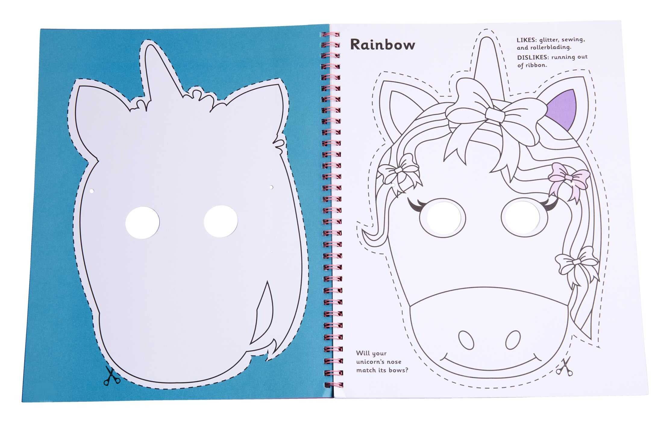 Color & Cut Masks: Unicorns - Twinkle Twinkle Little One