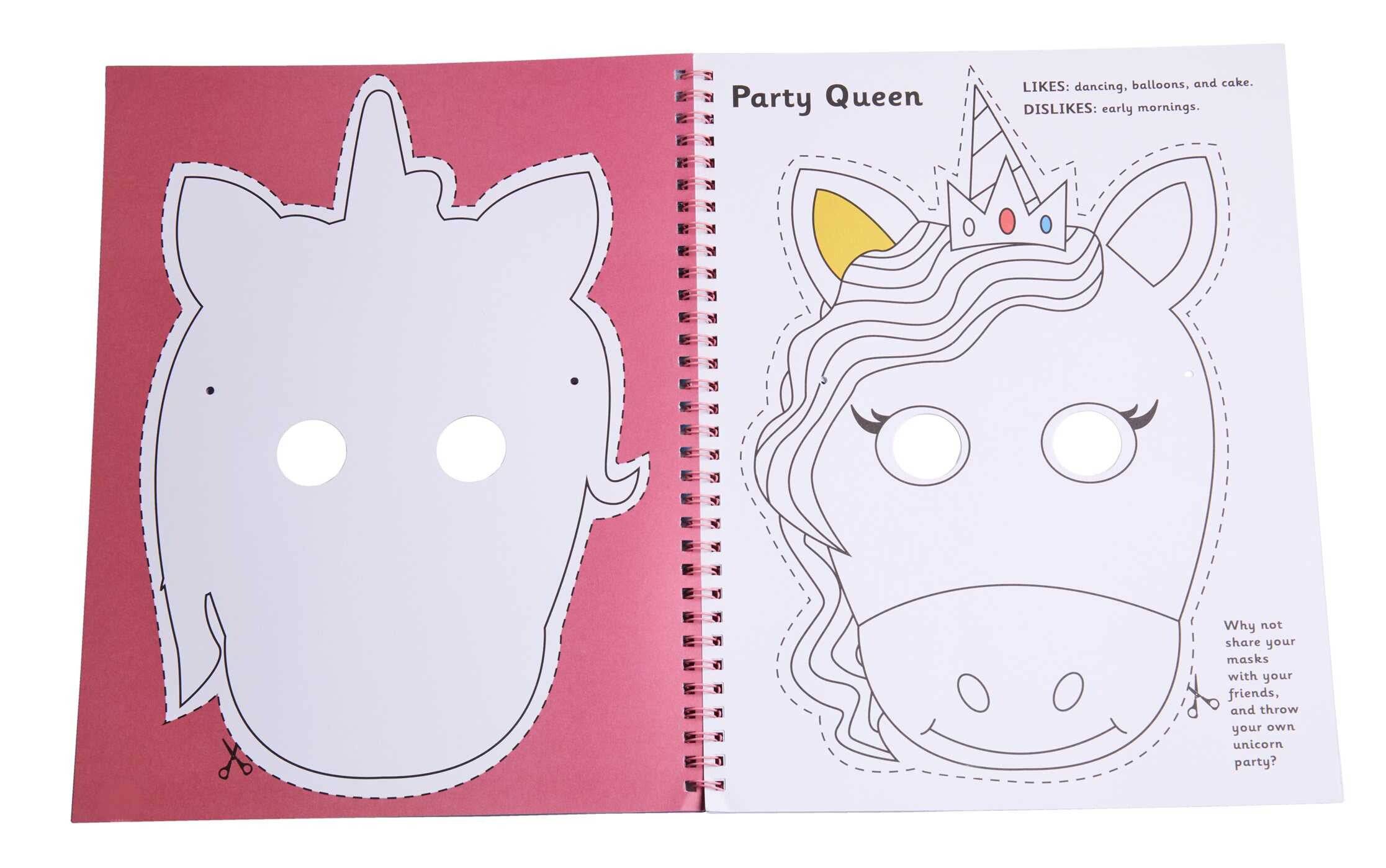 Color & Cut Masks: Unicorns - Twinkle Twinkle Little One