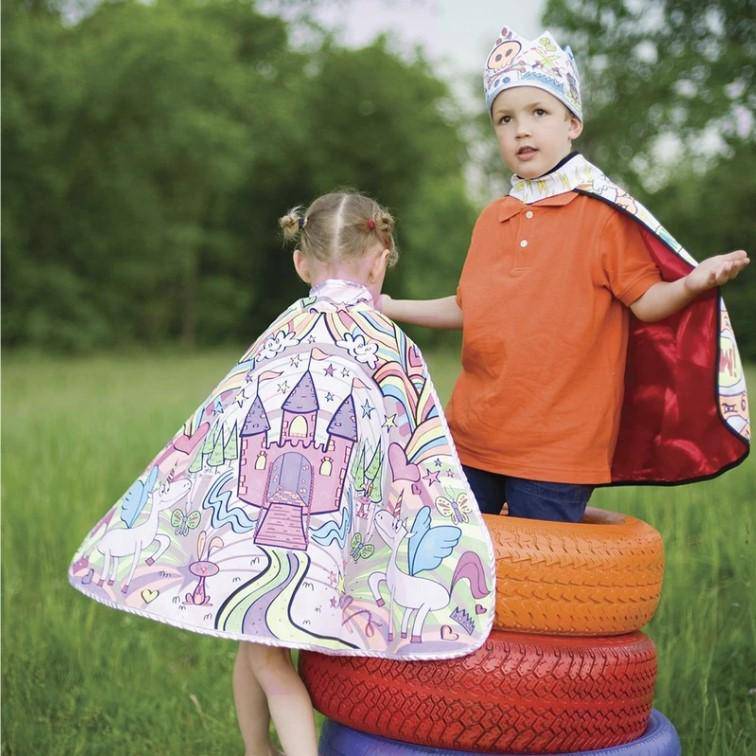 Color a Cape Princess Activity