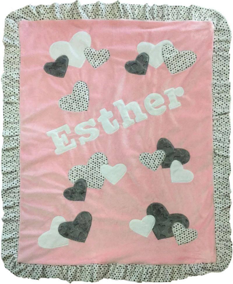 Confetti Hearts Boogie Baby Blanket - Twinkle Twinkle Little One