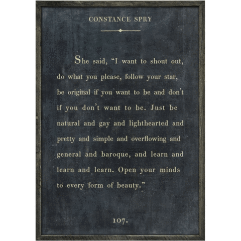 Constance Spry Art Piece - Twinkle Twinkle Little One