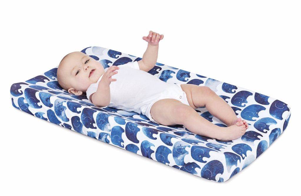 Elefant Jersey Changing Pad Cover