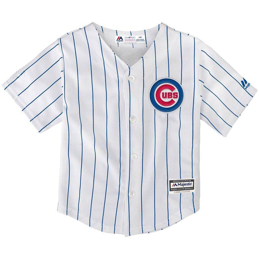 Home Cubs Baez Jersey