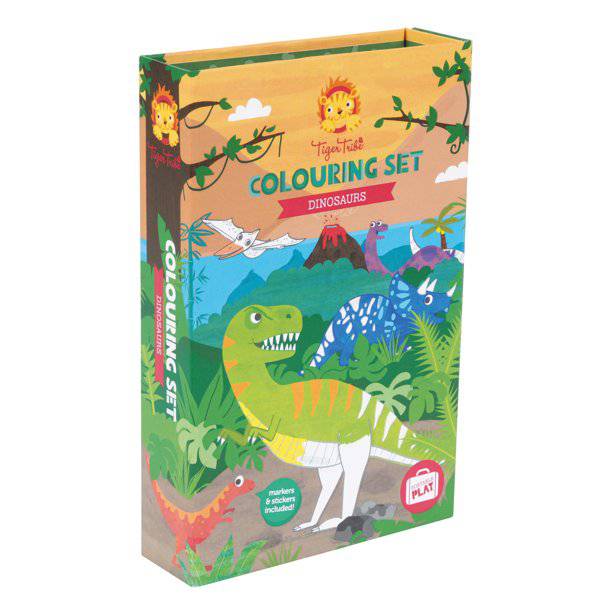 Coloring Set - Dinosaurs - Twinkle Twinkle Little One