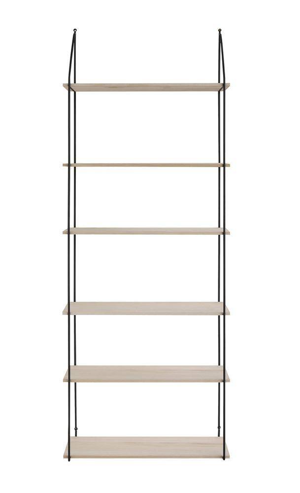 6 Tier Wood & Metal Wall Shelf - Twinkle Twinkle Little One