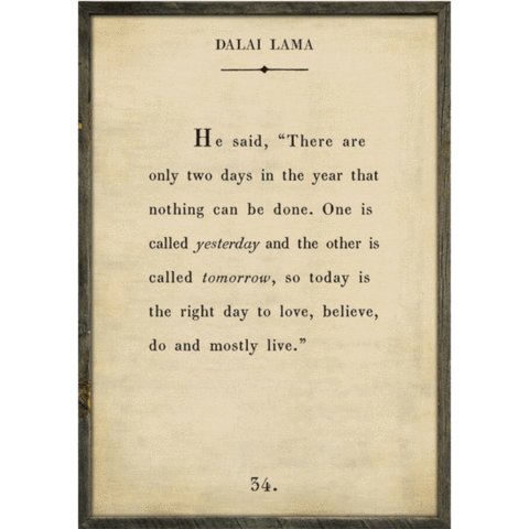 Dalai Lama Art Piece