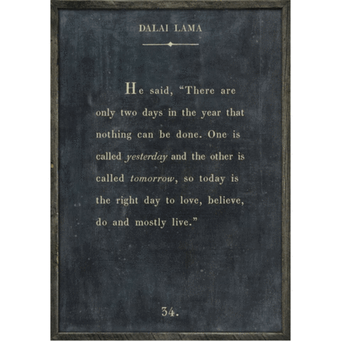 Dalai Lama Art Piece - Twinkle Twinkle Little One