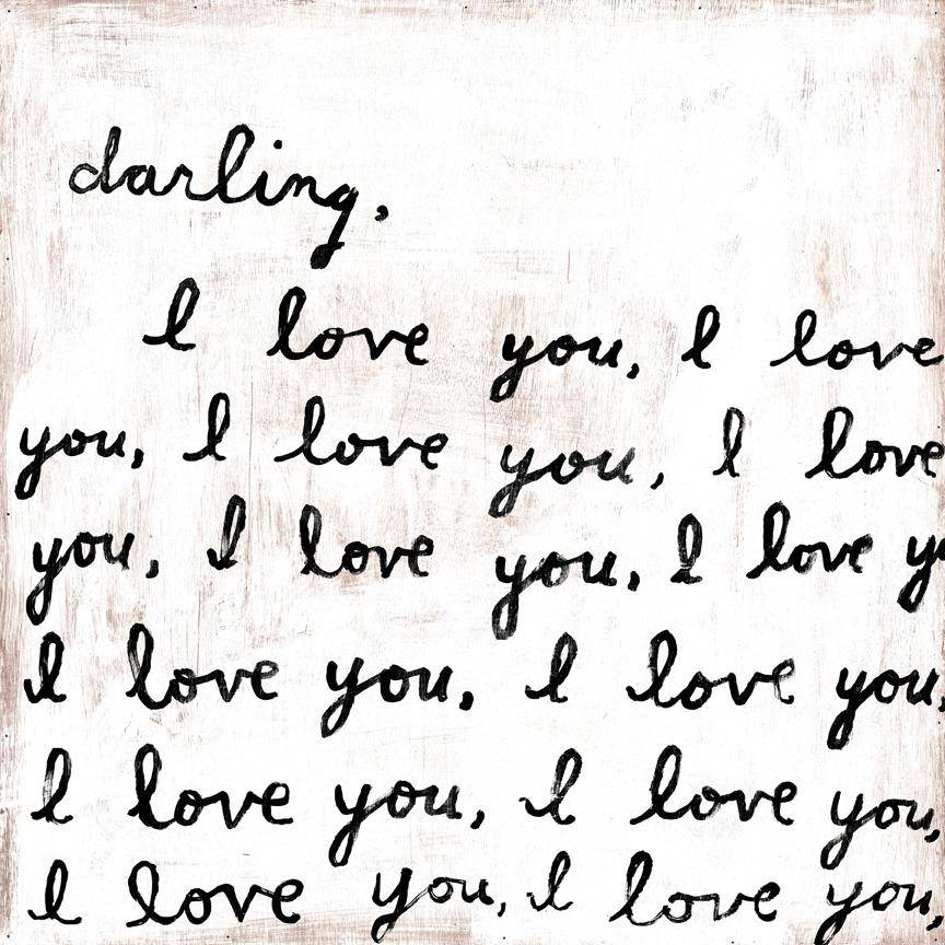 Darling I Love You Art Print – Twinkle Twinkle Little One