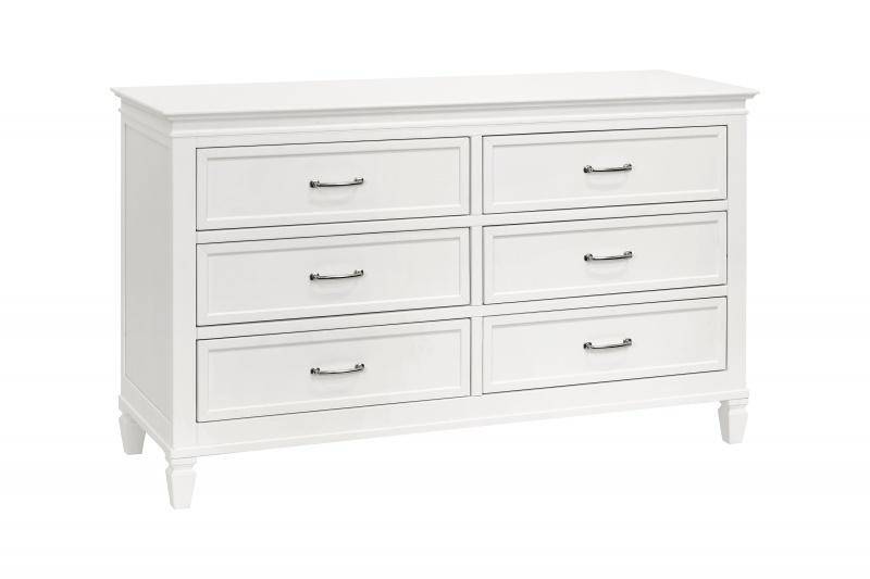 Darlington 6-Drawer Dresser in Warm White
