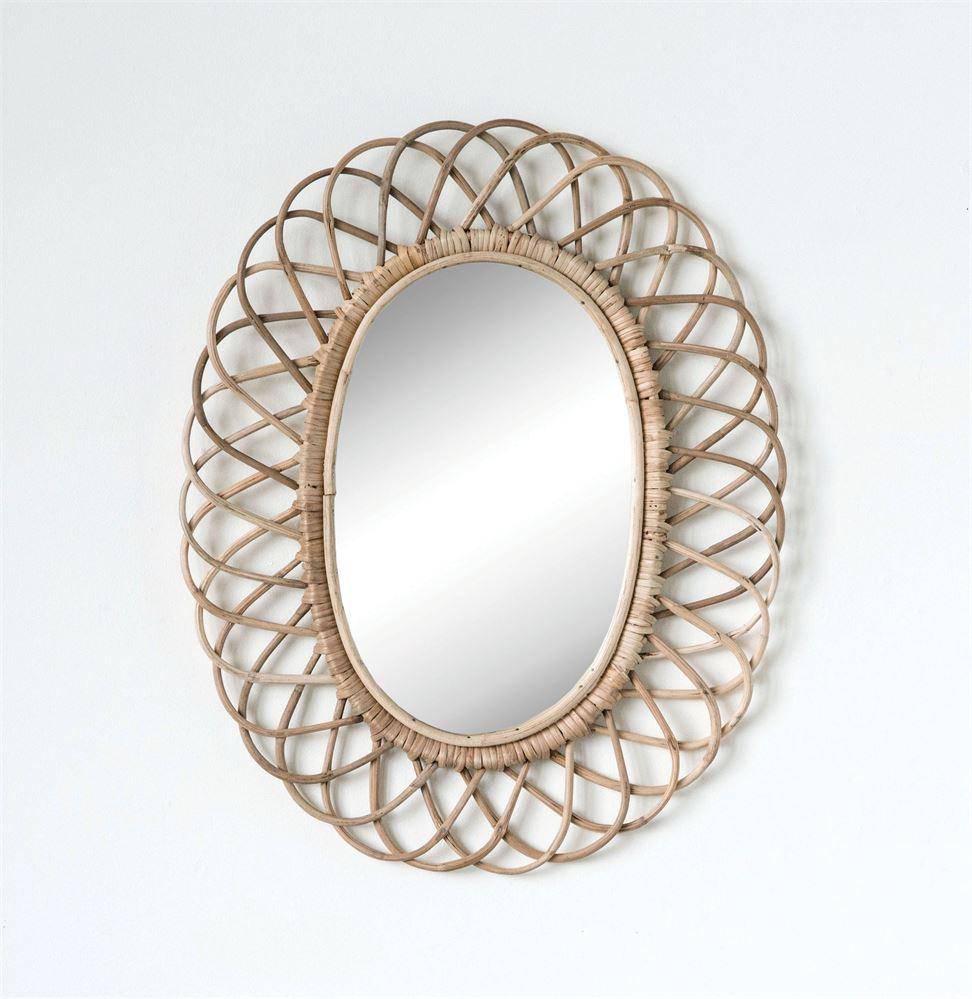 Woven Bamboo Wall Mirror - Twinkle Twinkle Little One
