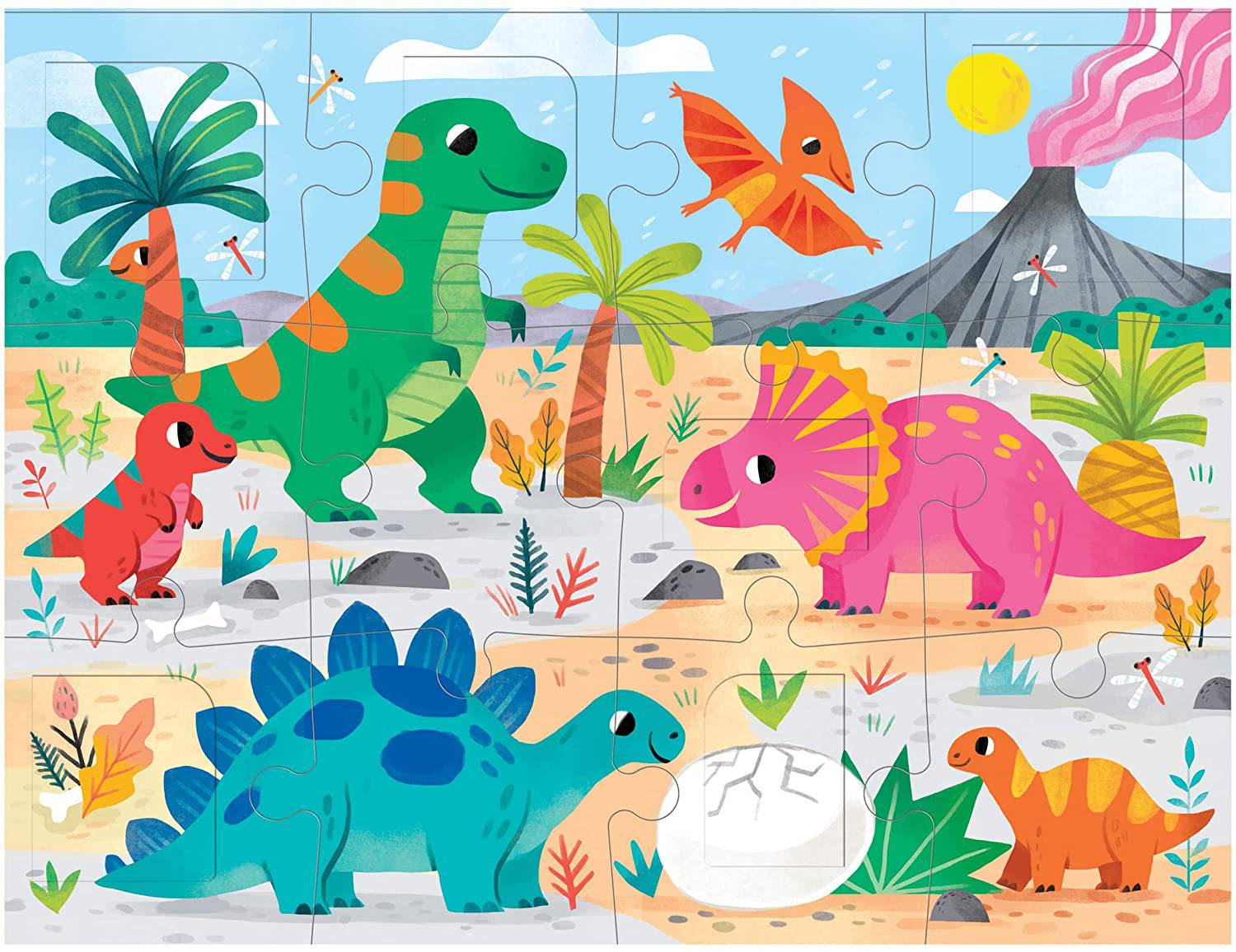 Dino Park Lift The Flap Puzzle - Twinkle Twinkle Little One