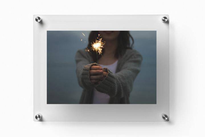 Double Panel 12" x 15" Acrylic Wall Frame