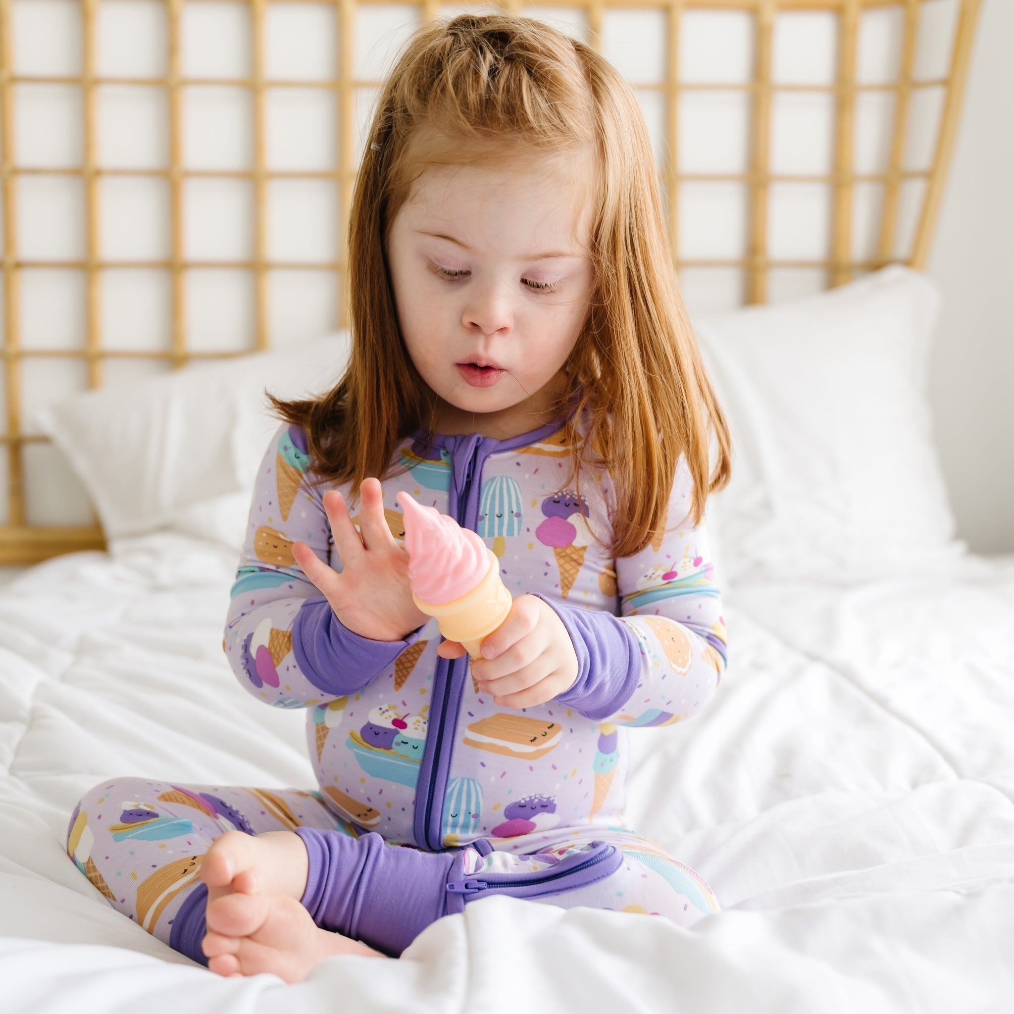 Wildberry Ice Cram Social Bamboo Viscose Zippy - Twinkle Twinkle Little One