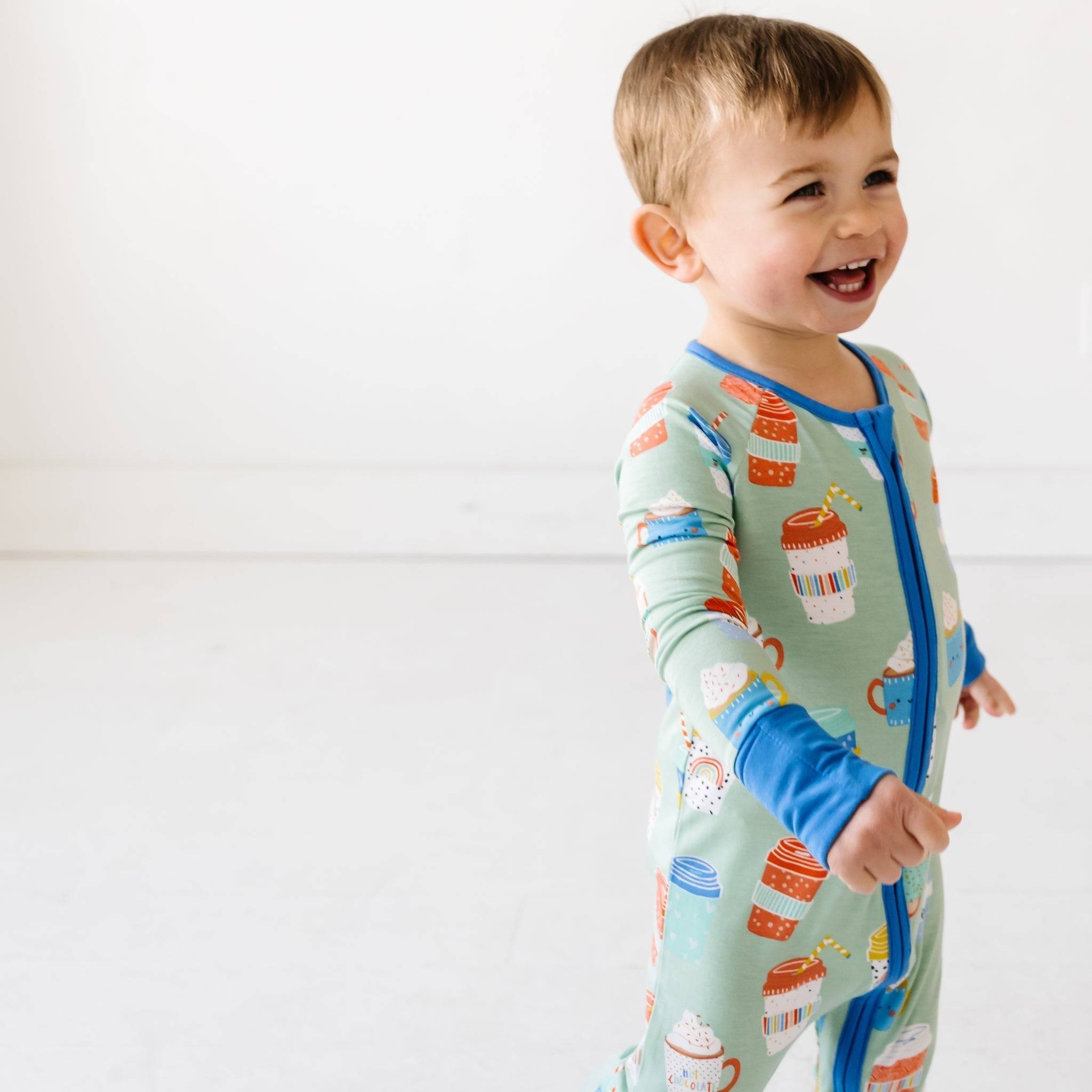 Aqua I Love You a Latte Bamboo Viscose Zippy - Twinkle Twinkle Little One