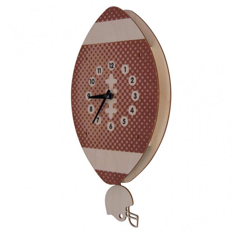 Football Pendulum 3-D Clock
