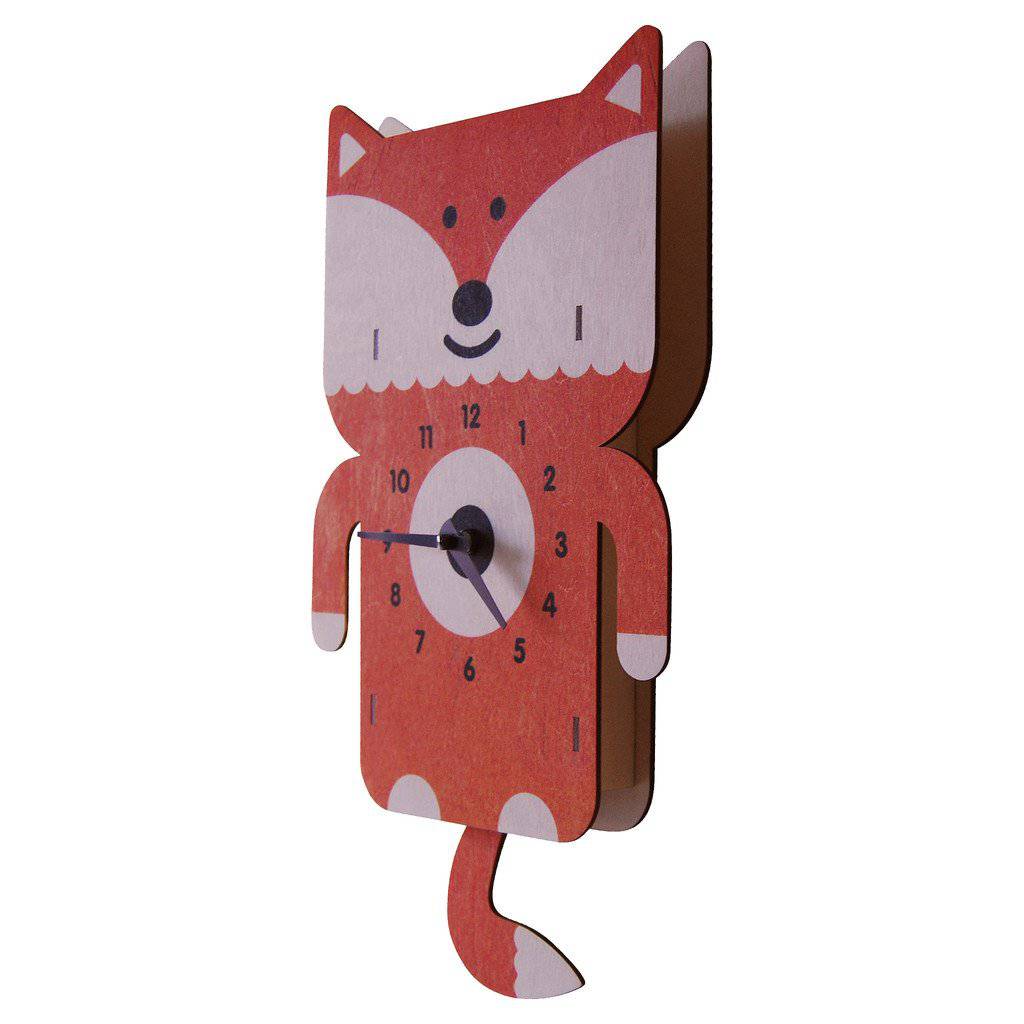 Fox Pendulum 3-D Clock