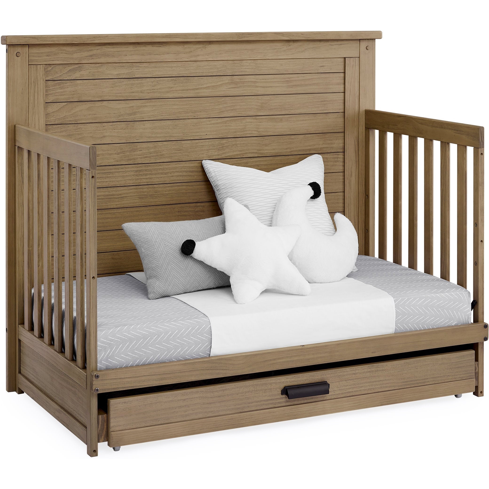 Cameron 6-in-1 Convertible Crib with Trundle Drawer - Twinkle Twinkle Little One