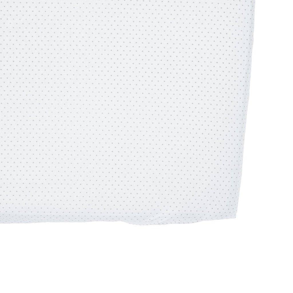Light Pink Dot Fitted Crib Sheet