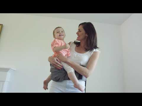 Load video: Tushbaby Hip Carrier