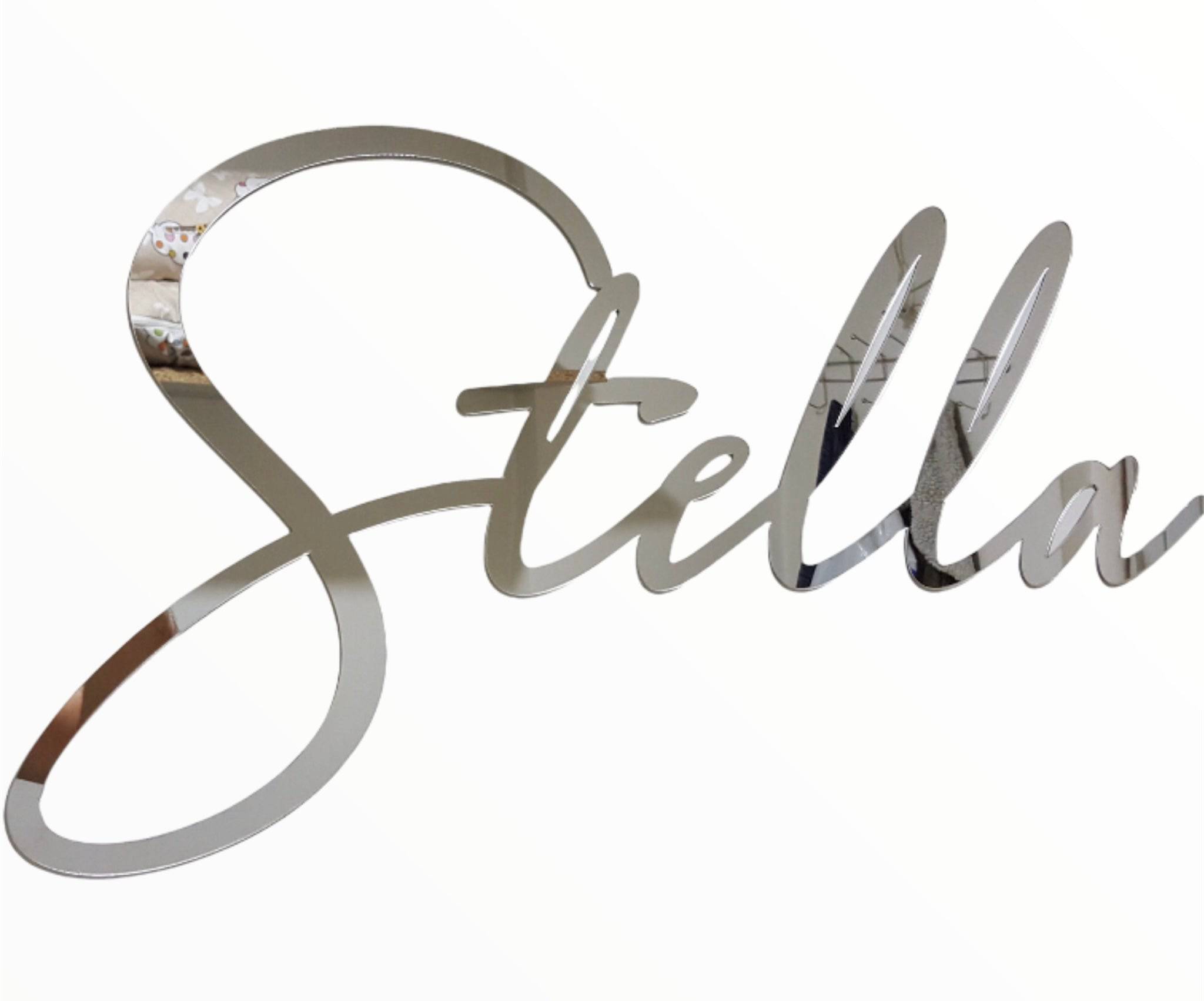 Script Acrylic Wall Name Sign - Twinkle Twinkle Little One