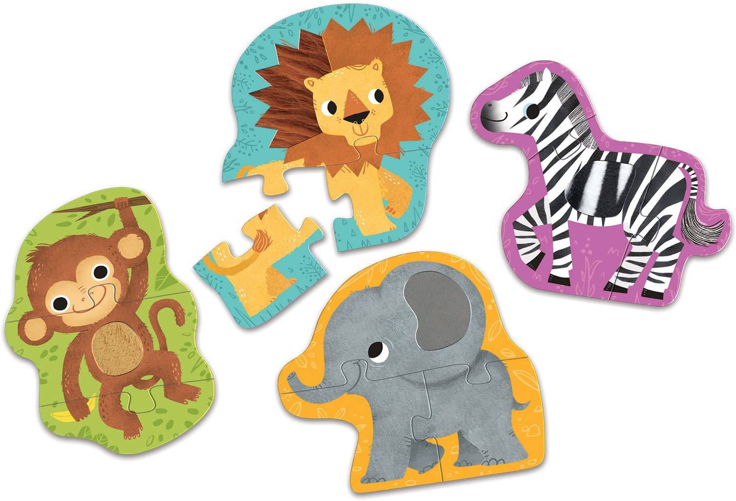 Jungle Animals My First Touch & Feel Puzzle