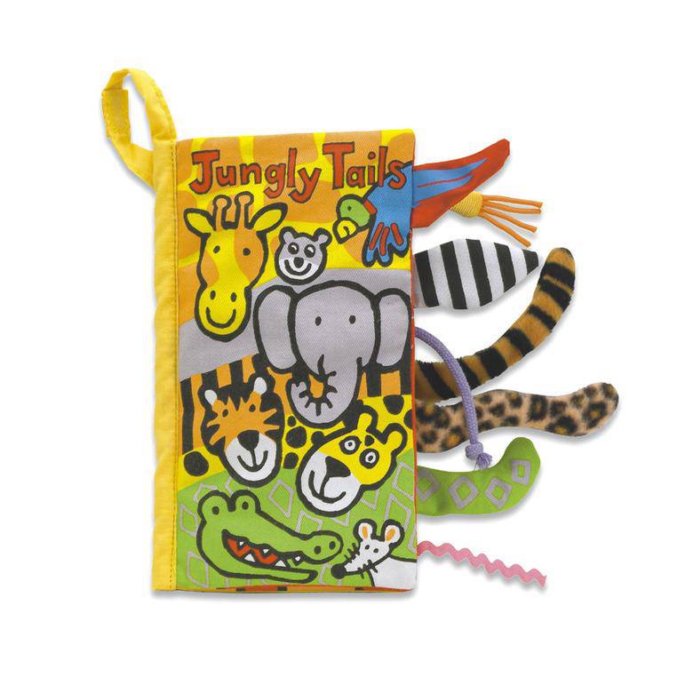 Teether Jungly Tails Tag English 3D Story Fabric Sample cheapest Quiet Printing First Yea