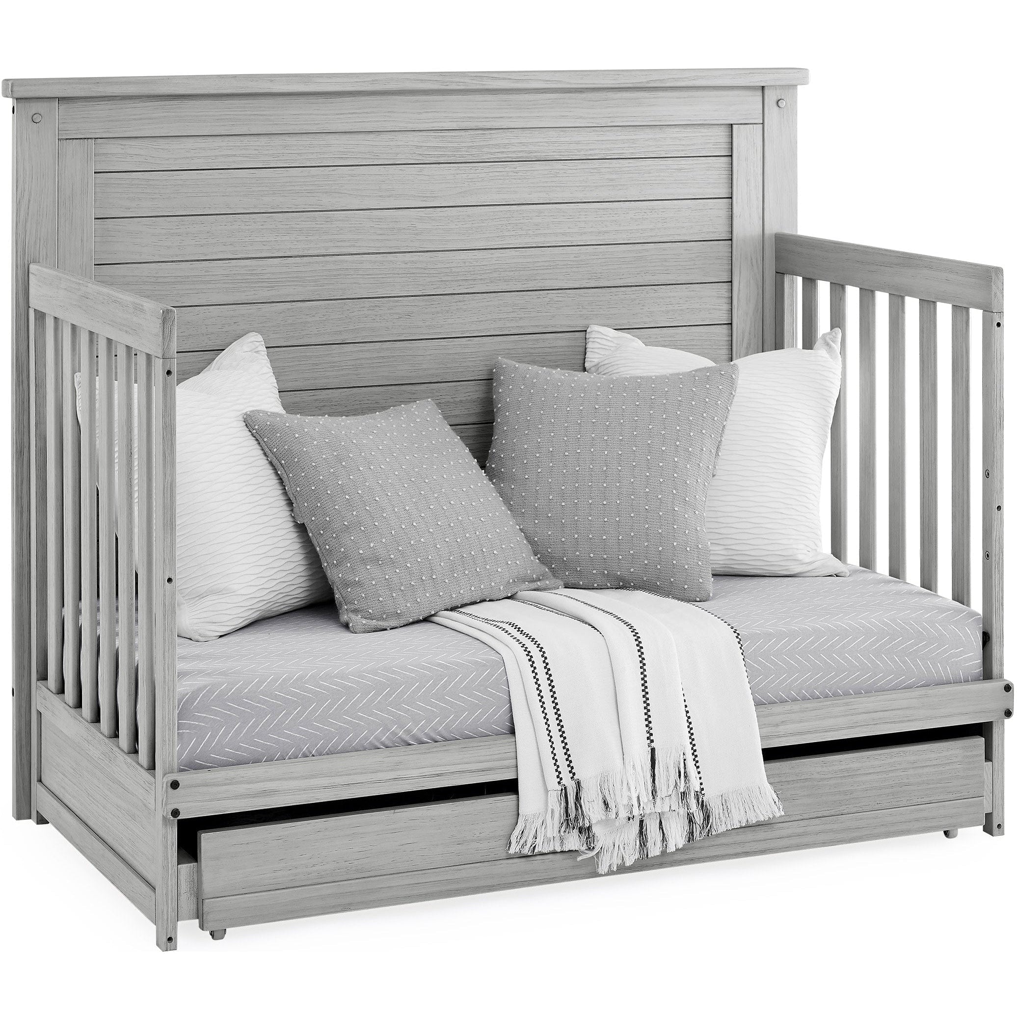 Cameron 6-in-1 Convertible Crib with Trundle Drawer - Twinkle Twinkle Little One