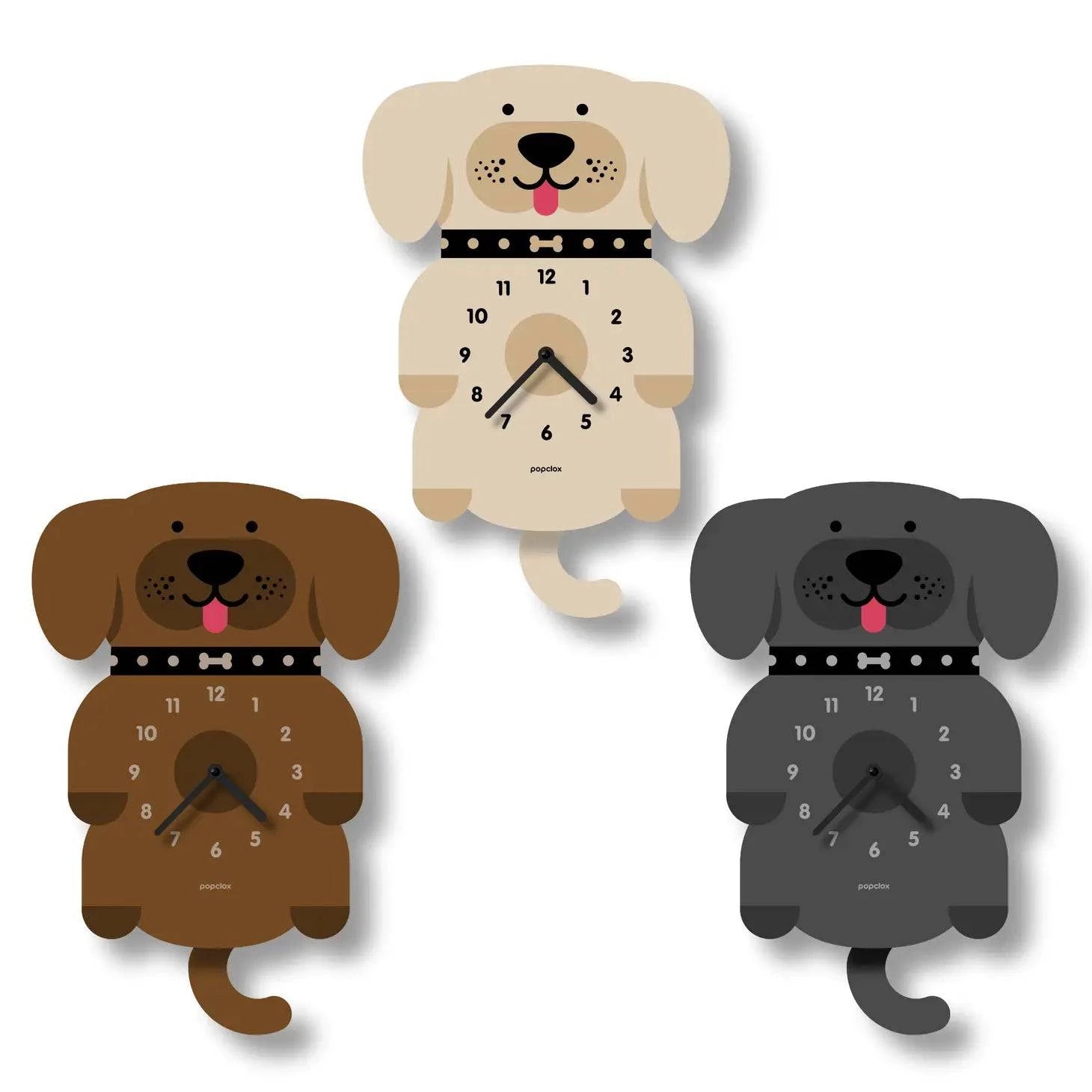 Yellow Lab Puppy Pendulum 3-D Clock - Twinkle Twinkle Little One