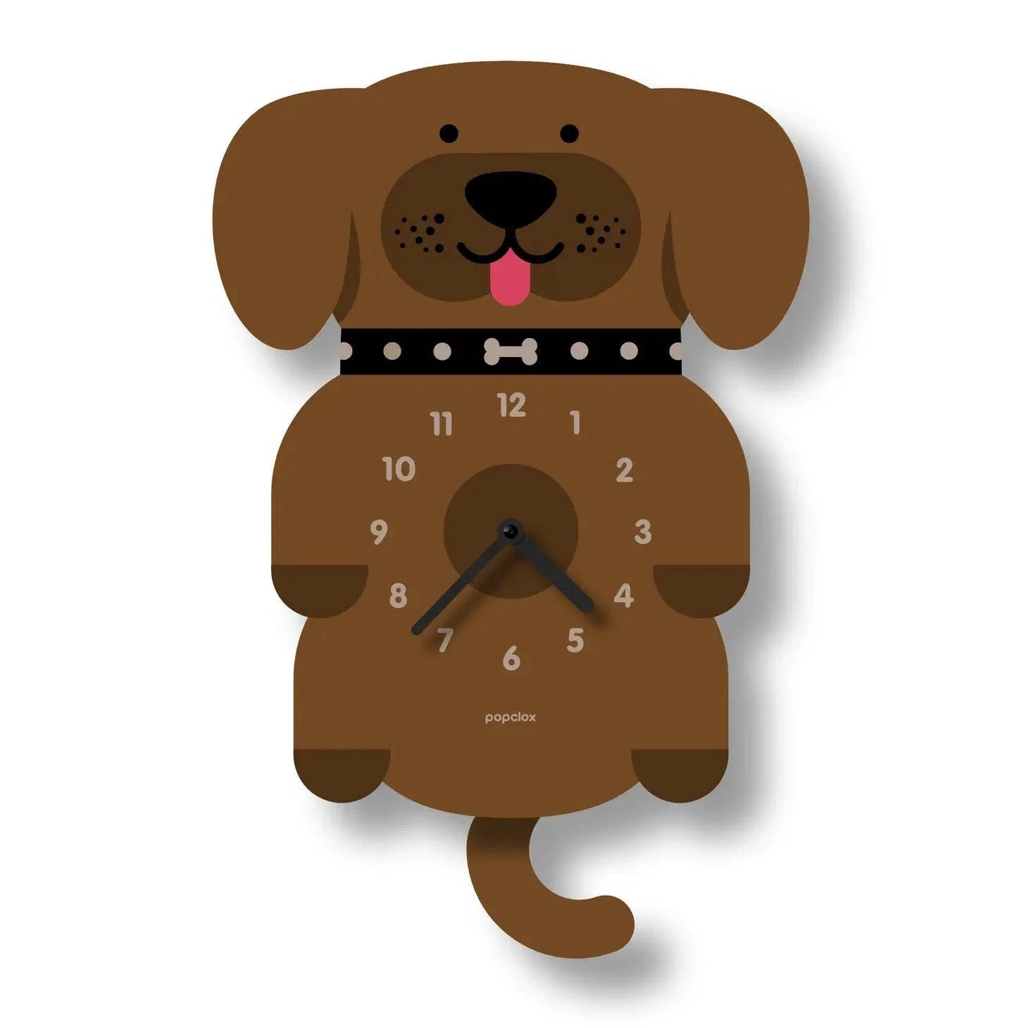 Chocolate Lab Puppy Pendulum 3-D Clock - Twinkle Twinkle Little One