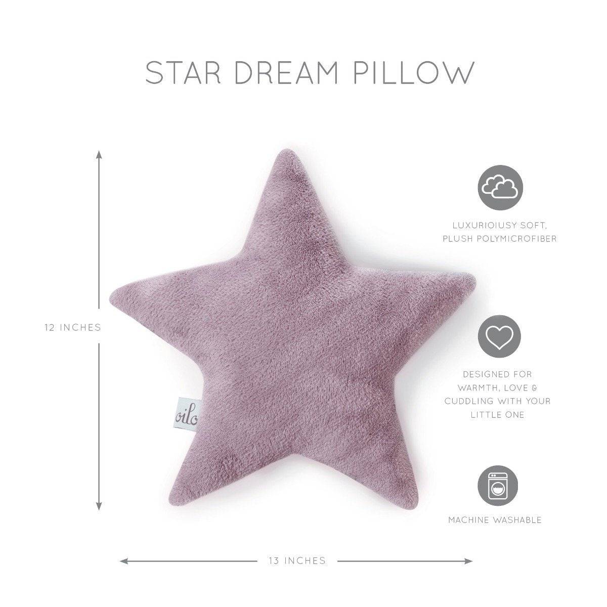 Lavender Star Pillow