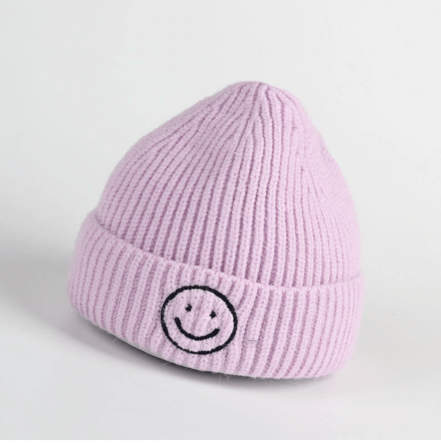 Smiley Embroidered Winter Beanie - Twinkle Twinkle Little One