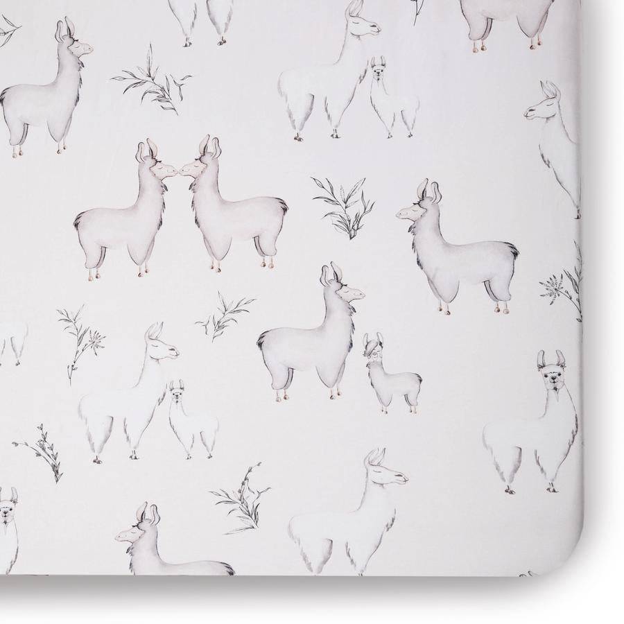 Llama Jersey Crib Sheet - Twinkle Twinkle Little One