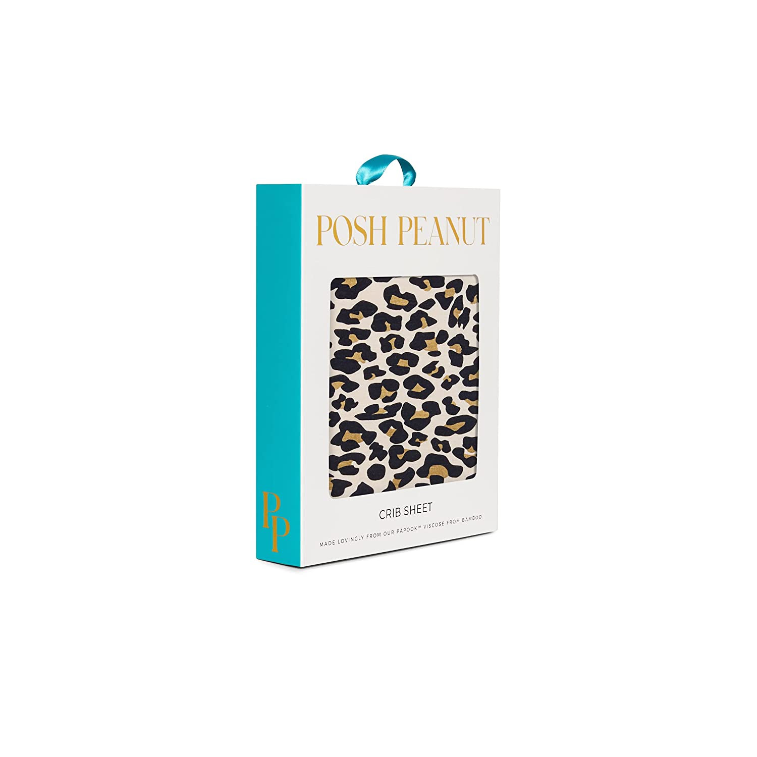 Lana Leopard Tan Crib Sheet - Twinkle Twinkle Little One
