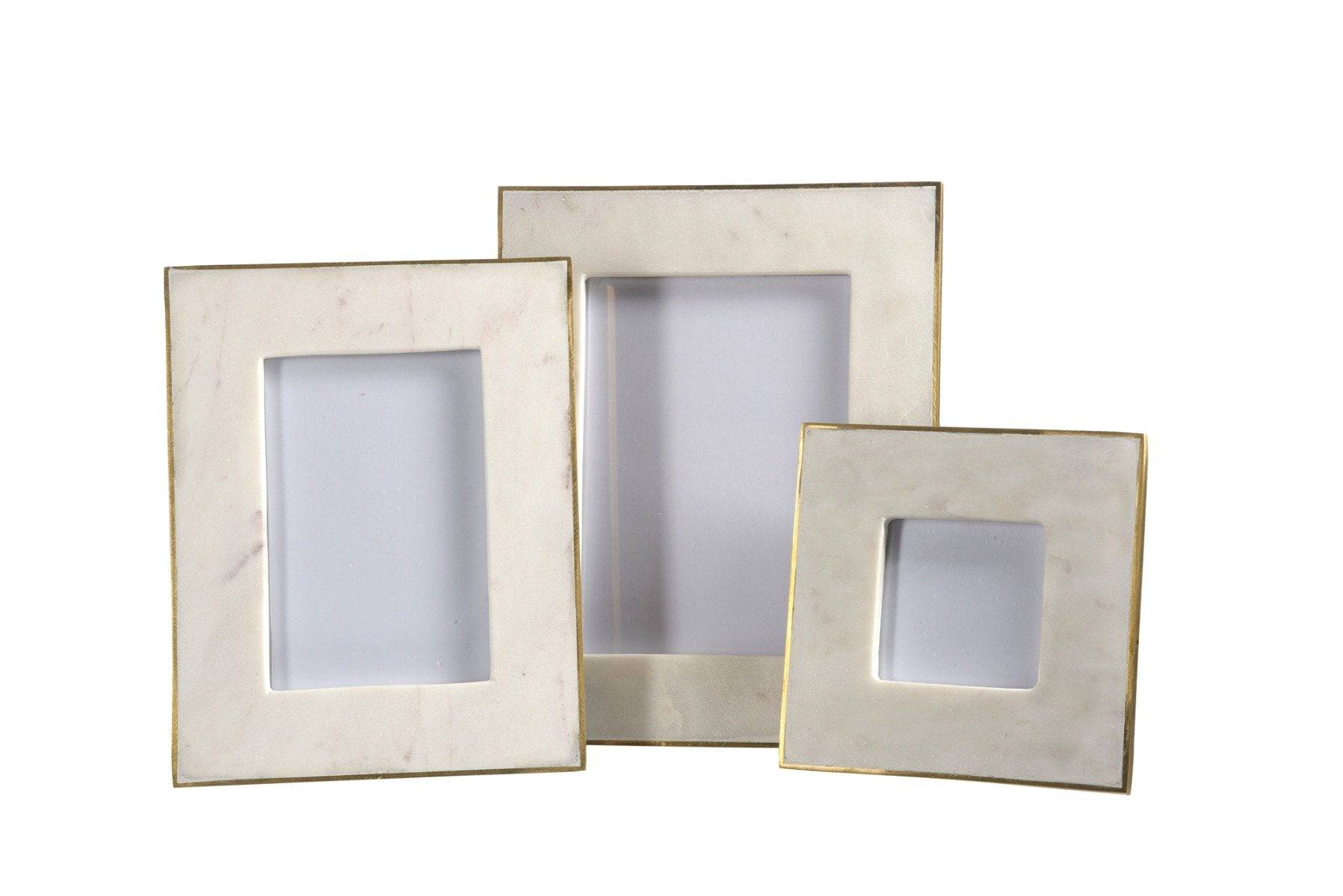 Marble & Gold Trimmed Frame
