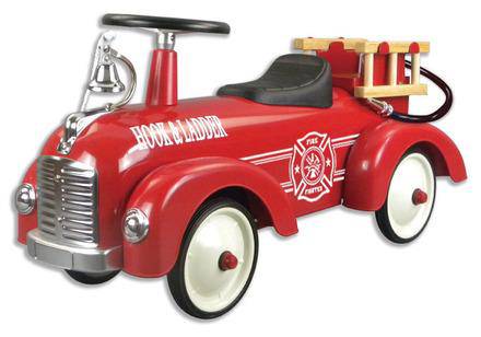Metal Speedster Fire Truck