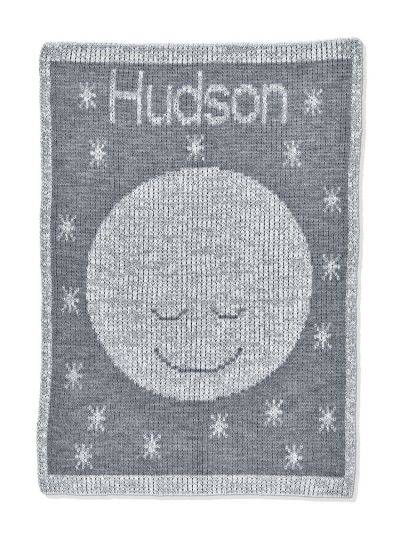 Metallic Goodnight Moon Stroller Blanket - Twinkle Twinkle Little One