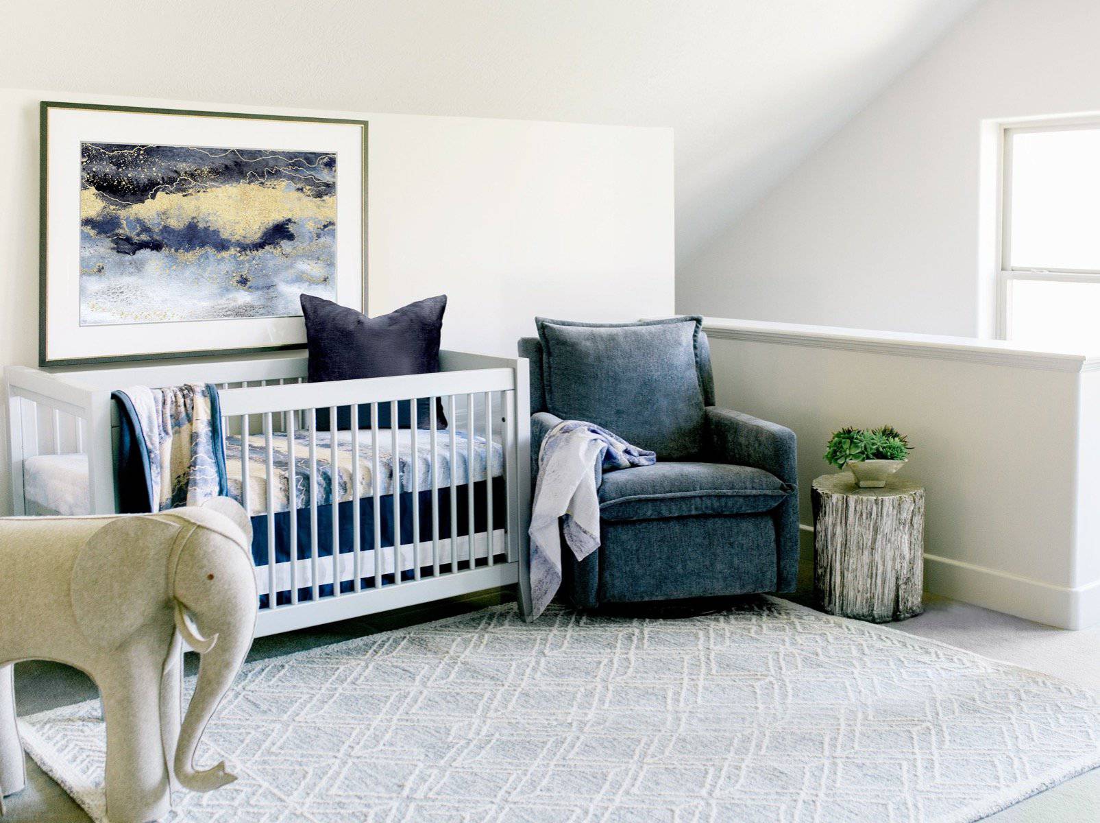 Midnight Sky Jersey Crib Sheet