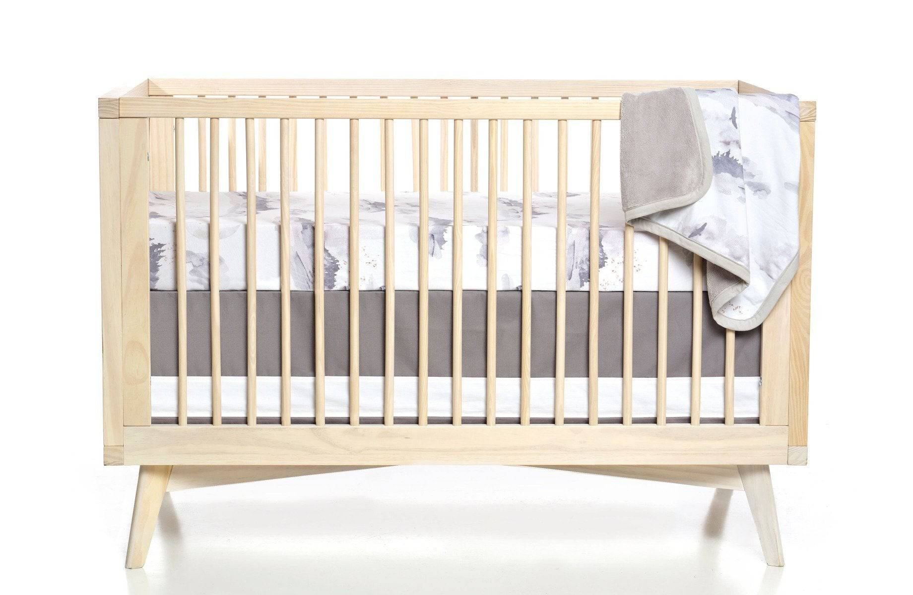 Misty Mountain Jersey Crib Sheet