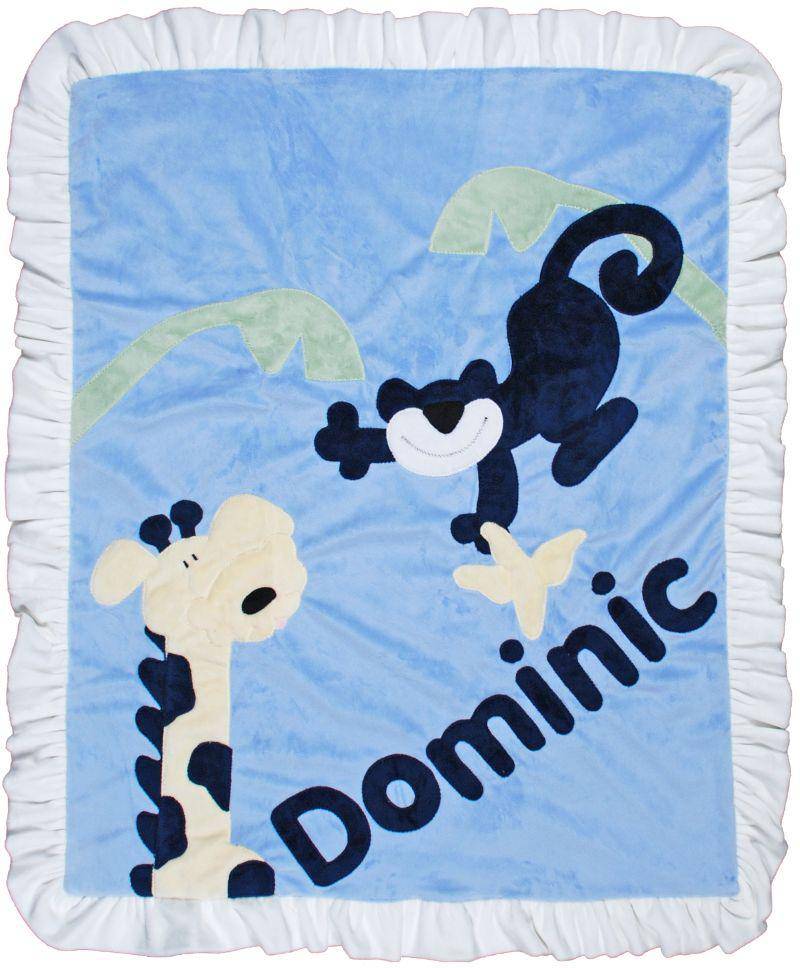 Wild Party Boogie Baby Crib Blanket with Flange