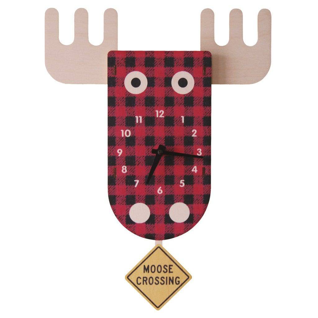 Moose Pendulum 3-D Clock