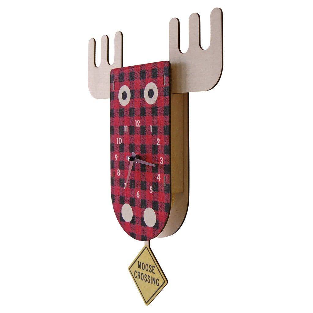 Moose Pendulum 3-D Clock