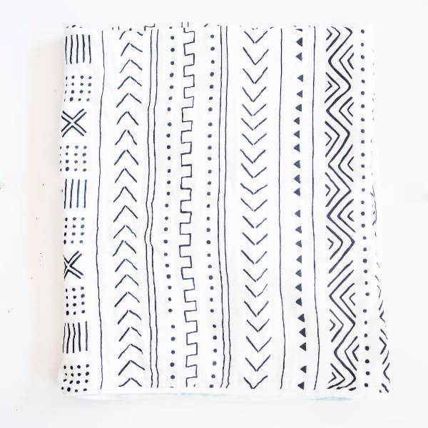 Mudcloth Swaddle Blanket