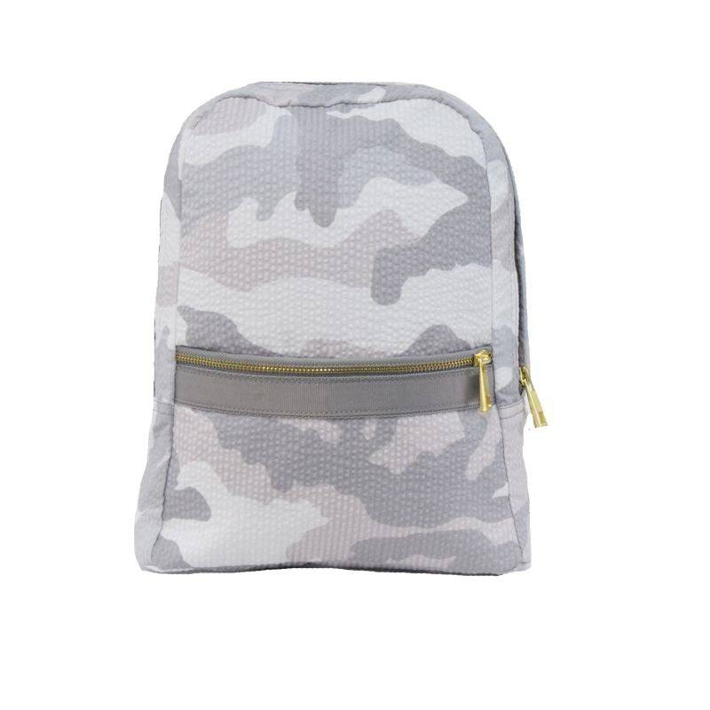 Snow Camo Seersucker Small Backpack - Twinkle Twinkle Little One