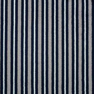 Limited Edition Minky Blanket - Navy & Grey Stripe