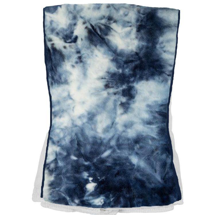 Blue Tye Dye Burp Cloth - Twinkle Twinkle Little One