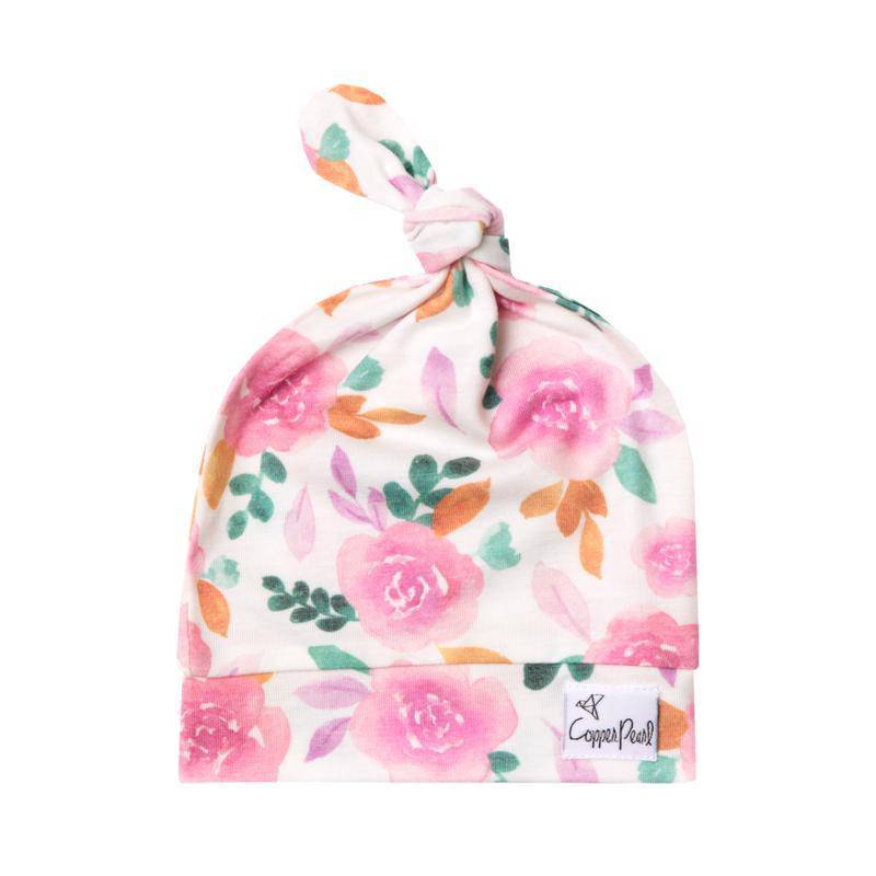 Newborn Top Knot Hat